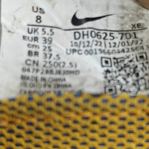 Nike Zoom X Zegama Women’s Size 8 Sundial Orange Trail Running Shoes DH0625-701 - Picture 11 of 11